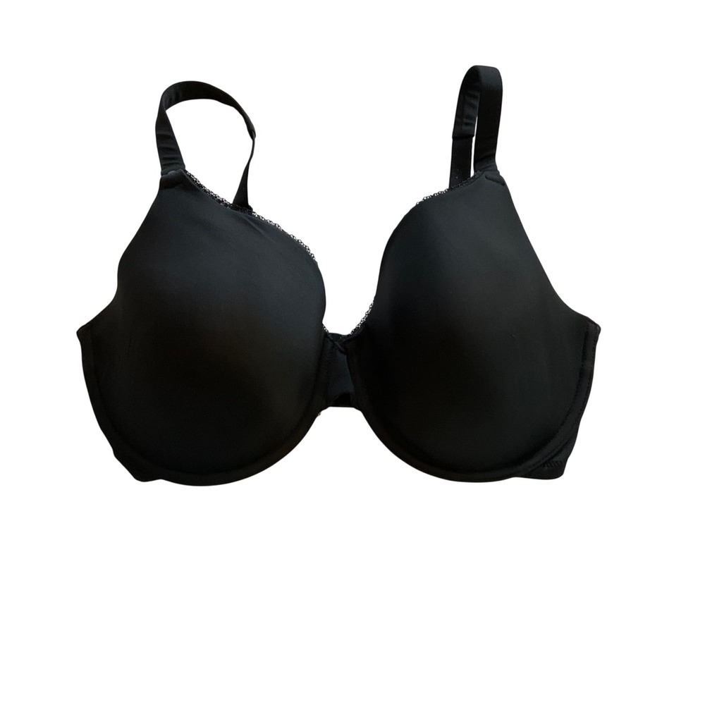Motherhood Maternity Intimates Black Nursing Bra 36DDD Underwire T-Shirt Bra